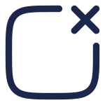 Notification Remove SVG Icon